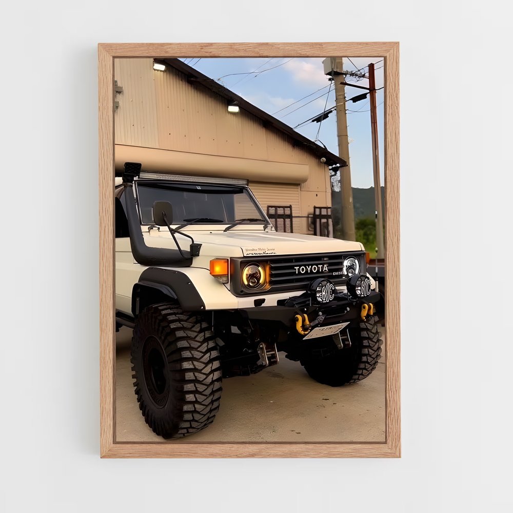 Poster exceptionnel Land Cruiser – affiche Toyota (vue 4)
